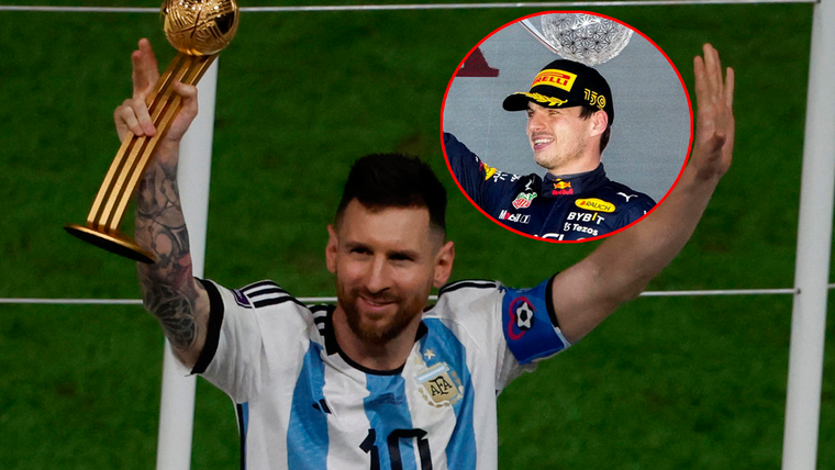 Messi, Verstappen y una curiosa comparación hecha por un exDT del Barcelona Foto: EFE