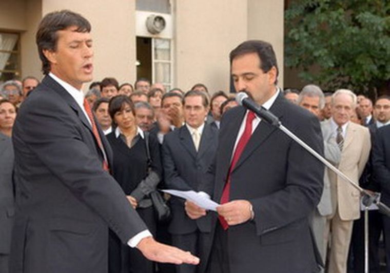 Alejandro Bermejo, al momento de asumir el 21 de abril. Foto: Archivo/MDZ