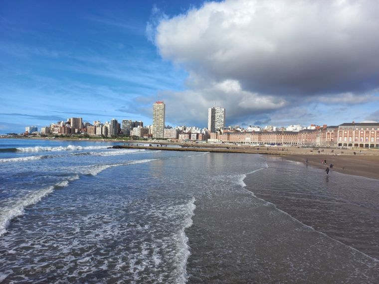 Mar del Plata se posicionó como una de las ciudades más elegidas de las vacaciones de invierno Foto: Federico Bruno