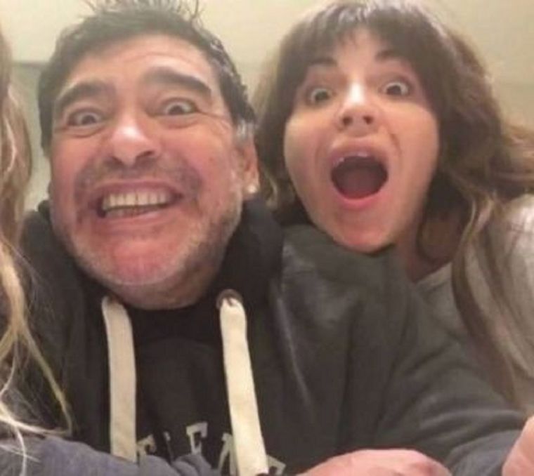 Diego y Gianinna Maradona