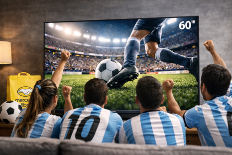 Mercado Libre anticipa el clima mundialista con un Noblex 4K de 60 pulgadas y descuento.