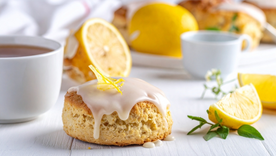 Textura perfecta: receta de scones de limón al estilo tradicional.