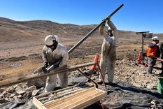 Los resultados de la exploración corroboraron que el proceso de producción de hierro se podrá hacer por métodos magnéticos. Foto: Gobierno Mendoza