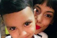 León Isaac Funes y su mamá,  Julieta Valentina Ramírez Sosa. Las víctimas del accidente Foto: gentileza Ruth Morán