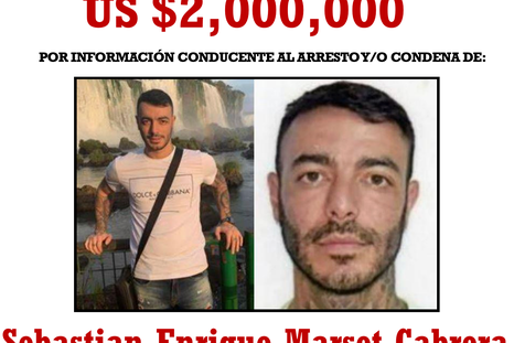 La DEA ofrecía una recomensa de hasta US$2 millones por colaboración para detener a Marset. La DEA ofrecía una recomensa de hasta US$2 millones por colaboración para detener a Marset.