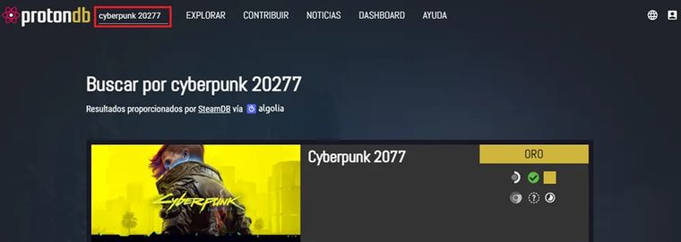 ProtonDB: un sitio web colaborativo donde los usuarios reportan el nivel de compatibilidad de miles de juegos. Basta con escribir el título en el buscador para obtener la información. ProtonDB: un sitio web colaborativo donde los usuarios reportan el nivel de compatibilidad de miles de juegos. Basta con escribir el título en el buscador para obtener la información.
