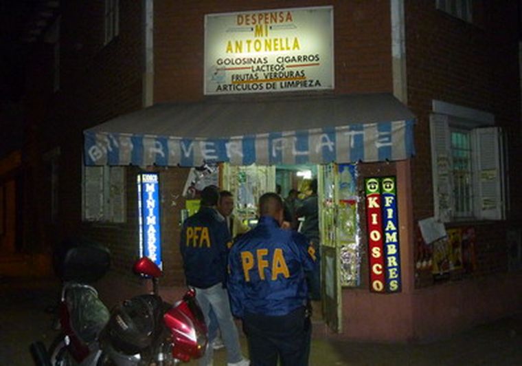 Este es el local donde encontraron la droga.