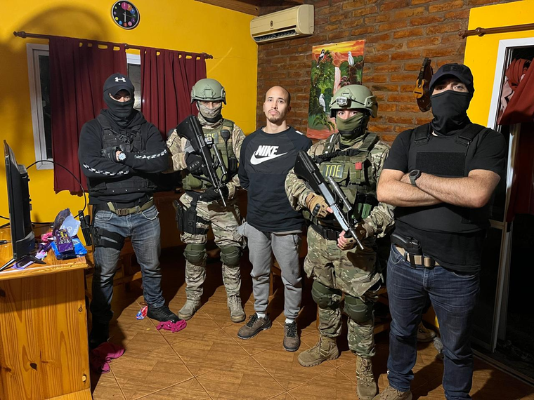 El criminal fue recapturado en Andino, sur de Santa Fe. Foto: GSFE