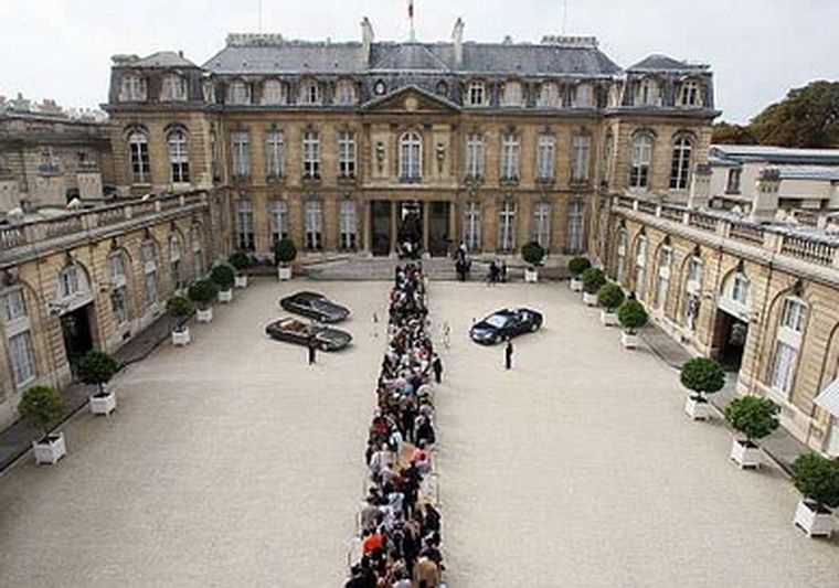 El piso tomado está muy cerca del Palacio del Elíseo. Foto: web
