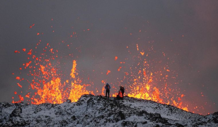 Islandia, es tierra de muchos volcanes y muchos terremotos. Foto: Efe.