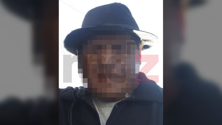 El trabajador rural imputado por múltiples abusos sexuales a su sobrina menor de edad. (Se pixela el rostro por tratarse de un caso de instancia privada)