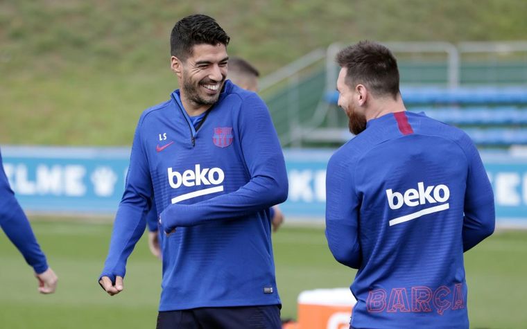 Messi y Luis Suárez, ¿juntos en el Atlético Madrid? Foto: FC Barcelona