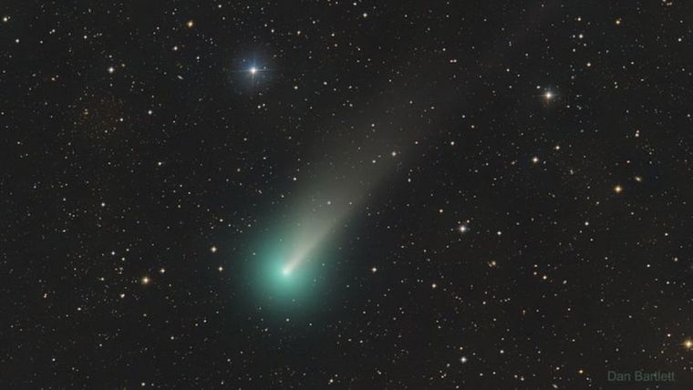 Así se veía el cometa Leonard la semana pasada, cuando un equipo de la NASA capturó esta foto. Foto: Nasa