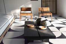 Baldosas en los pisos de livings y salas de estar, una tendencia de hoy y que antes no era opción bien vista.. Foto: Cerámica Refin - refin-gres-porcelanico.com