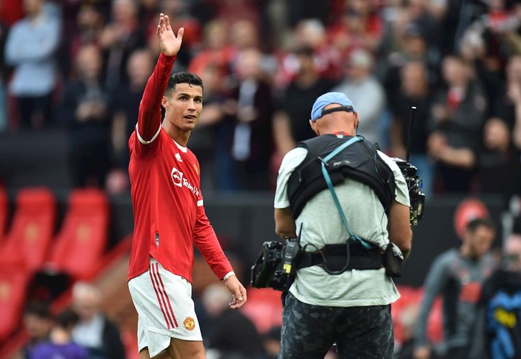 CR7 regresó a Old Trafford y la rompió toda Foto: EFE