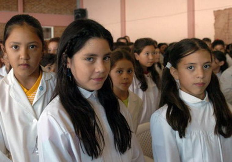 Los chicos seguirán con su ritmo normal de clases en Mendoza. Foto: Telam