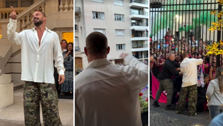 El cantante y su cercanía al público argentino.