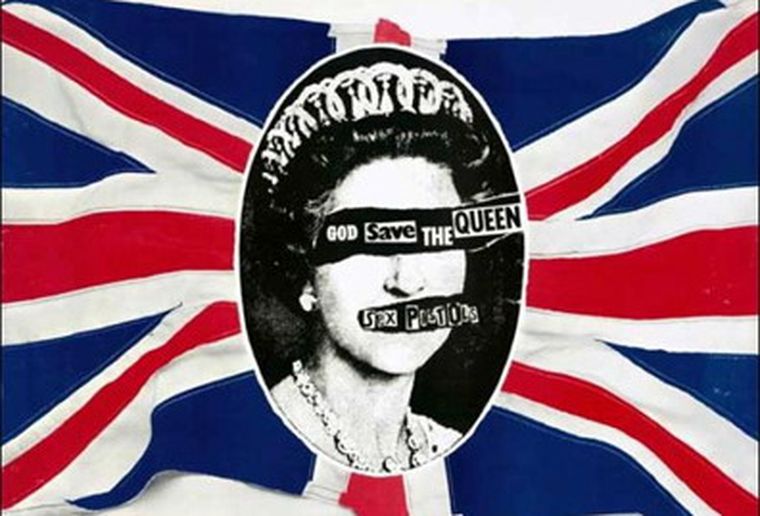 Una de las imágenes del disco Dios salve a la reina. Foto: www.bbcmundo.es