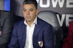 Gallardo hizo un análisis global de lo que fue el duelo de River ante Barcelona de Guayaquil. Foto: Fotobaires