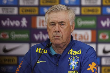 Carlo Ancelotti entregó la lista de Brasil con varias sorpresas: no están Neymar, Vinicius ni Rodrygo. Carlo Ancelotti entregó la lista de Brasil con varias sorpresas: no están Neymar, Vinicius ni Rodrygo.