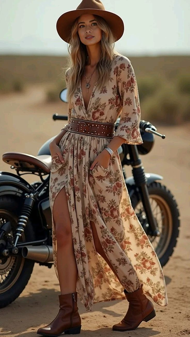 Aprendé a vestirte con el estilo boho chic para esta temporada. Foto: Nyraa Fashion