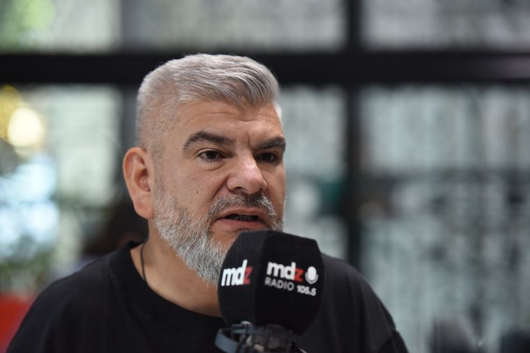 El subsecretario de Cultura de Mendoza en MDZ Radio 105.5 FM Foto: Maximiliano Ríos/MDZ