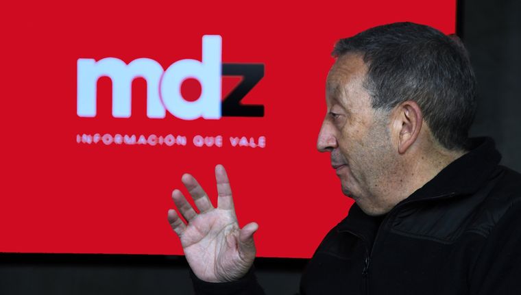 El intendente Celso Jaque en diálogo con MDZ Foto: Rodrigo DAngelo / MDZ