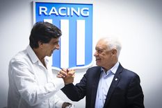 Víctor Blanco y Gustavo Costas se reunieron luego de la derrota de Racing. Foto: Archivo Víctor Blanco y Gustavo Costas se reunieron luego de la derrota de Racing. Foto: Archivo