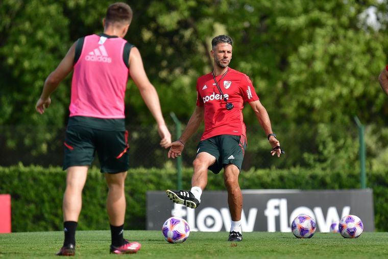 Demichelis decidió que no haya descanso. Foto: @RiverPlate
