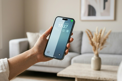 Los puntos verde y naranja del celular funcionan como alertas de privacidad para cámara y micrófono. Foto: Gemini IA Los puntos verde y naranja del celular funcionan como alertas de privacidad para cámara y micrófono. Foto: Gemini IA