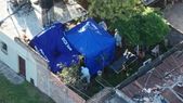La casa de Florencio Varela donde hallaron los restos de las chicas.  La casa de Florencio Varela donde hallaron los restos de las chicas.