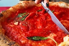 Fue en Estados Unidos, dice Grandi, donde la pizza se volvió roja. Foto: GETTY IMAGES