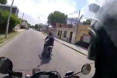 video: persiguio a los ladrones hasta debajo de la cama y los atrapo