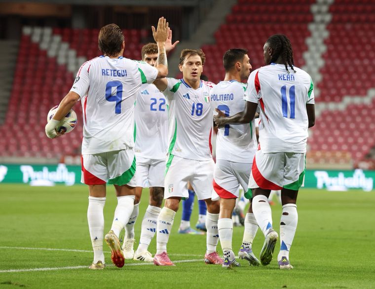La Selección de Italia obtuvo 3 puntos muy necesarios ante Israel.