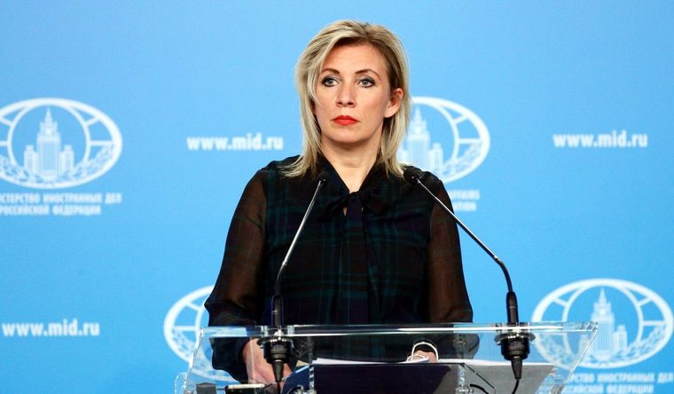 Maria Zajarova Maria Zajarova no anduvo con vueltas respecto de la posición rusa. Foto: Efe.