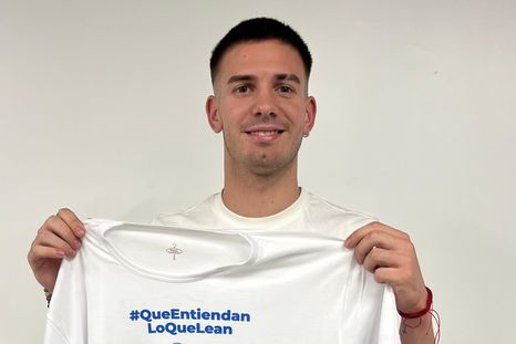 Franco Mastantuono se sumó a la Campaña por la Alfabetización Franco Mastantuono se sumó a la Campaña por la Alfabetización