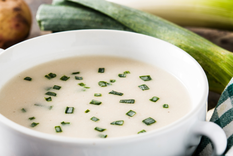 Vichyssoise: la sopa fría ideal para entrantes elegantes Foto: Shutterstock