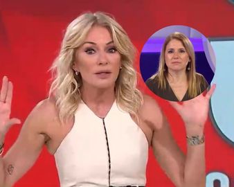 La panelista se hartó de su colega. Foto: capturas de video/ América TV/ El Trece. La panelista se hartó de su colega. Foto: capturas de video/ América TV/ El Trece.
