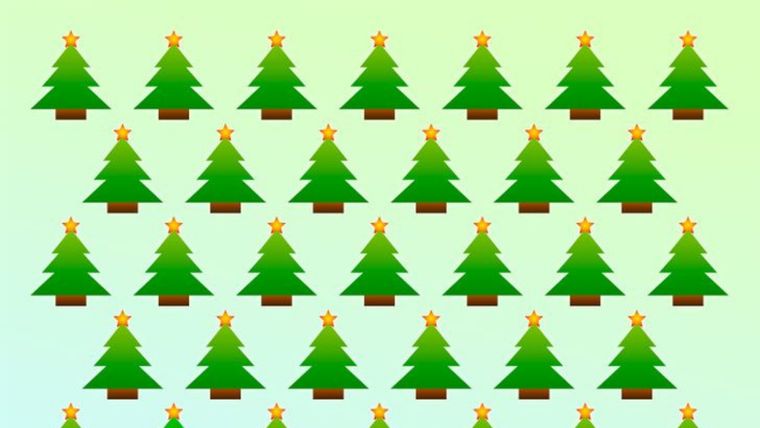 Acertijo visual, reto visual, pino de navidad Pinterest Foto: Archivo MDZ