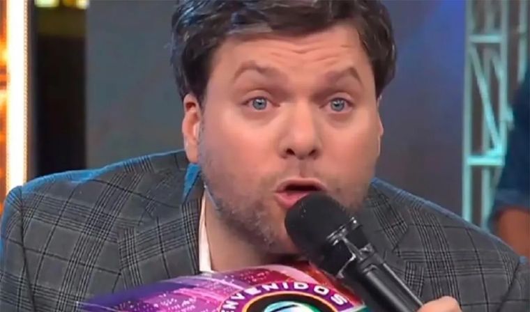 Guido Kaczka El conductor sorprendió a todos.