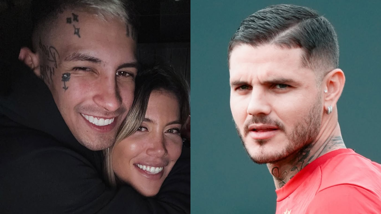 Mauro Icardi reveló la infidelidad de Wanda Nara a L-Gante. Foto: Instagram @wanda_nara, @mauroicardi