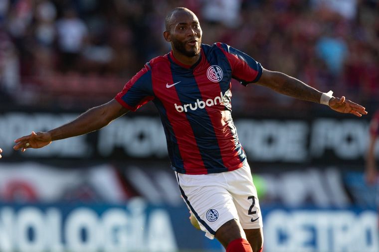 El "Lukaku" colombiano, el otro jugador que intimó al Ciclón por pagos adeudados. Foto: @SanLorenzo El "Lukaku" colombiano, el otro jugador que intimó al Ciclón por pagos adeudados. Foto: @SanLorenzo