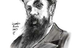 El arquitecto de Dios, Antonio Gaudí. Foto: Ilustración de Lisandro Ruiz