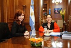 Cristina Fernández de Kirchner y Gabriela Michetti se reunieron para el traspaso de mando. Cristina Fernández de Kirchner y Gabriela Michetti se reunieron para el traspaso de mando.