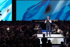 Sergio Massa habla ante el congreso del Frente Renovador. Participará en la elección del FdT con o sin PASO. Otra cara de las realidades paralelas que vive la Argentina Foto: Ministerio de Economía