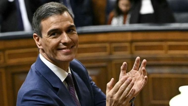 Pedro Sánchez durante su discurso de investidura. Foto: Getty Images