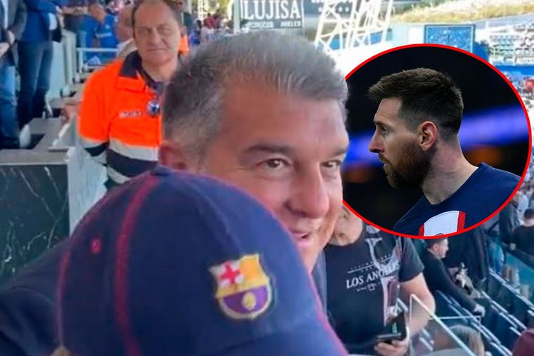 Laporta se mostró muy optimista sobre el regreso de Messi al Barcelona