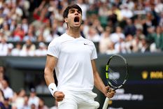 Alcaraz jugará su tercera final de Wimbledon. Foto: EFE