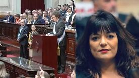 Una diputada kirchnerista le hizo fuck you a Javier Milei durante su discurso en el Congreso