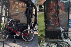 Las imágenes del robo de la bici de Will se viralizó en las redes sociales.&nbsp;